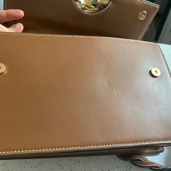 Tory Burch MILLER BASKET-WEAVE SHOULDER BAG - Picture 6 of 13